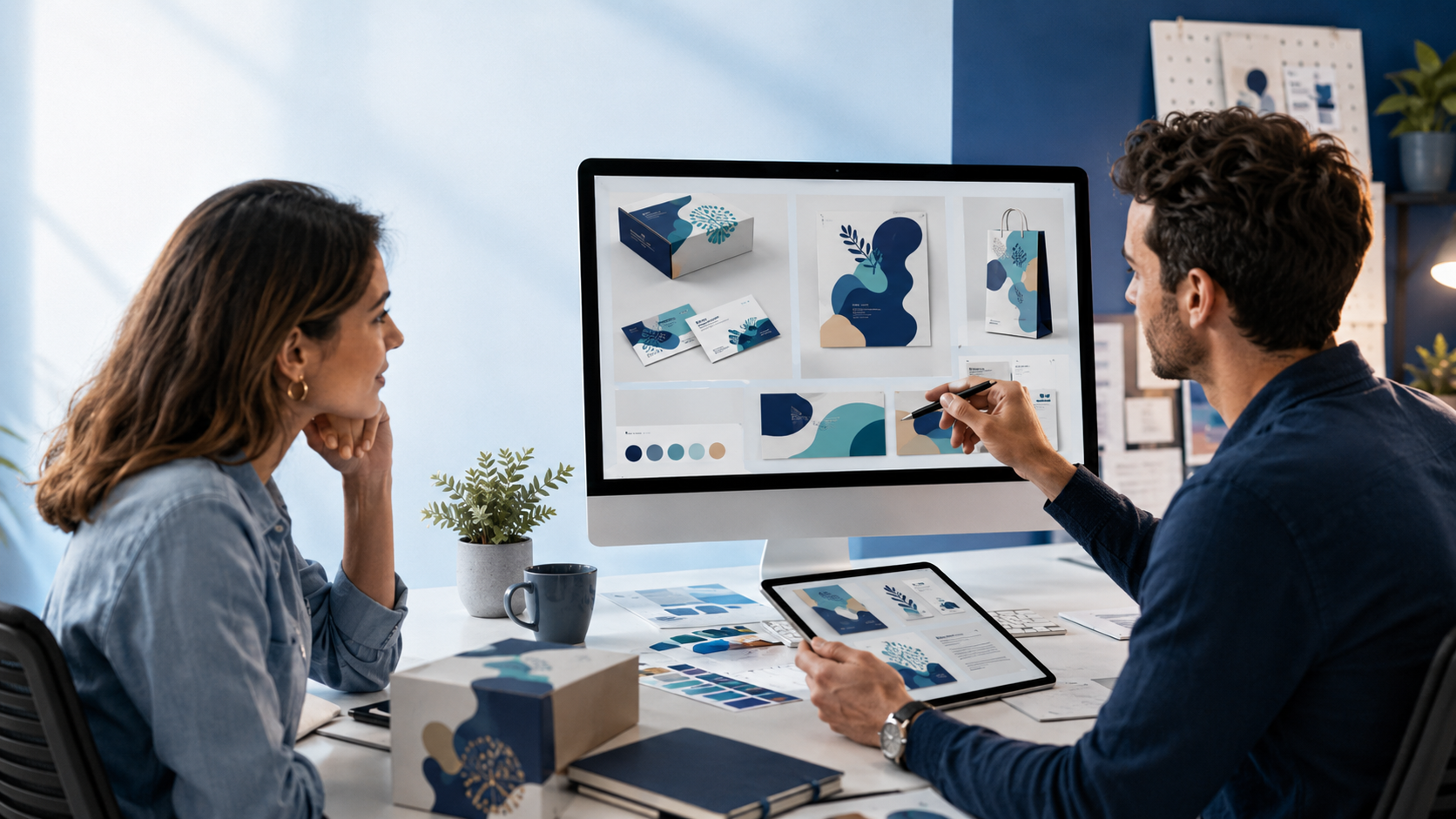 Creative design consultation for product packaging and campaign graphics