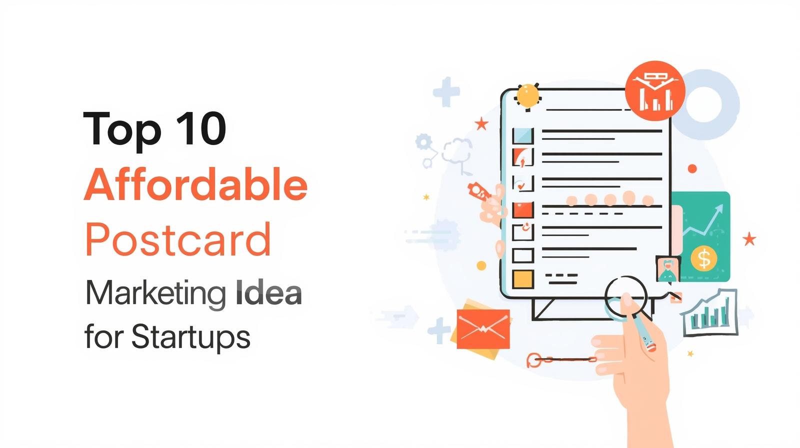 Top 10 Affordable Postcard Marketing Ideas for Startups